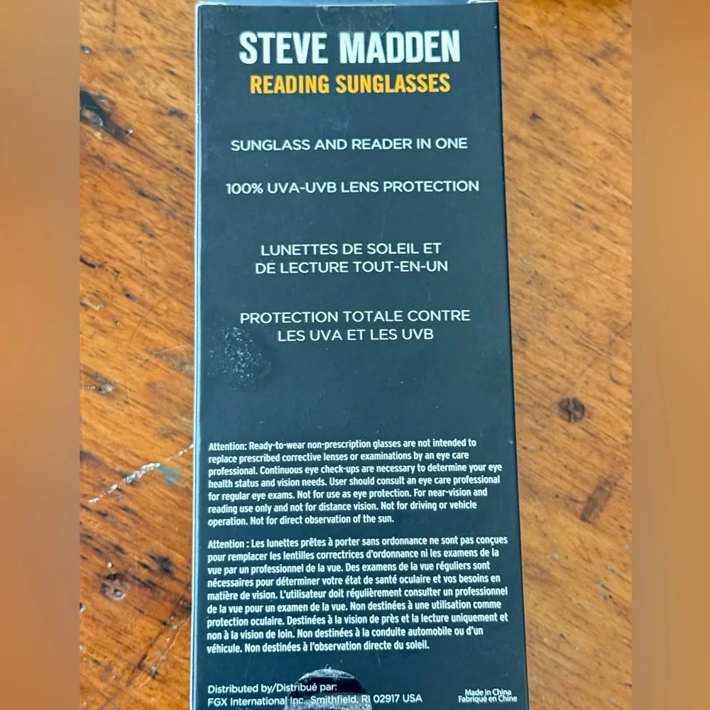 Steve Madden Reading Sunglasses 2.50